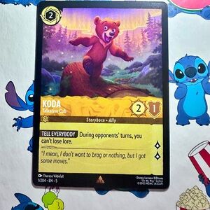 koda 1/204 [brother bear] - rare — disney lorcana: shimmering skies